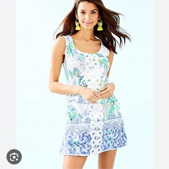 Lilly Pulitzer Dresses & Skirts - NWT Lilly Pulitzer Blue and White Sammi Romper